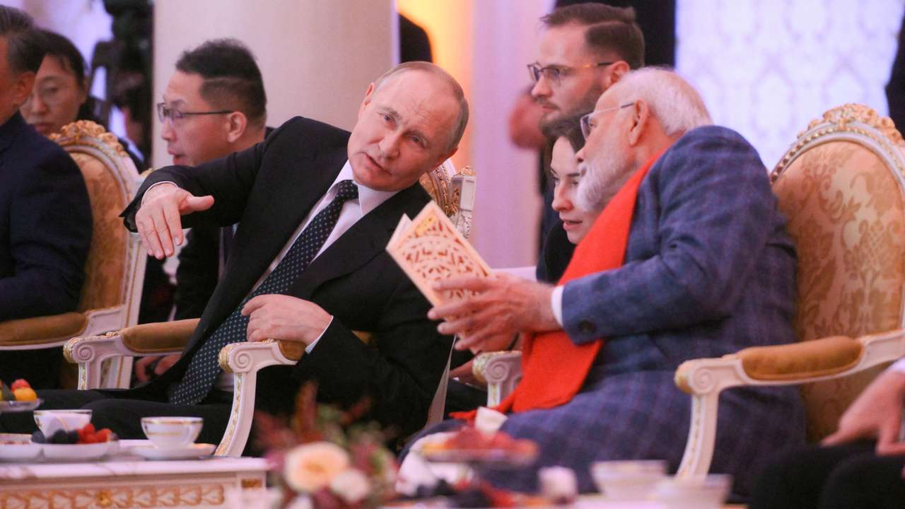 Participants of the BRICS Summit attend a concert in Kazan