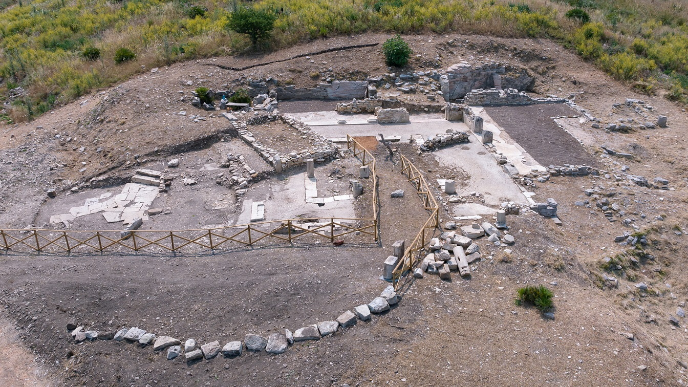 FILE PHOTO: Ancient Greek altar unearthed at Sicily's archaeological site of Segesta