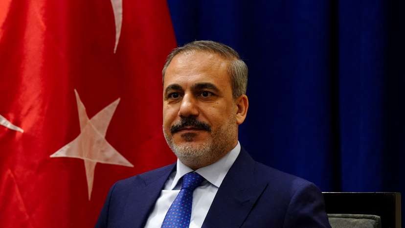 FILE PHOTO: U.S. Secretary Antony Blinken meets with Turkish Foreign Minister Hakan Fidan