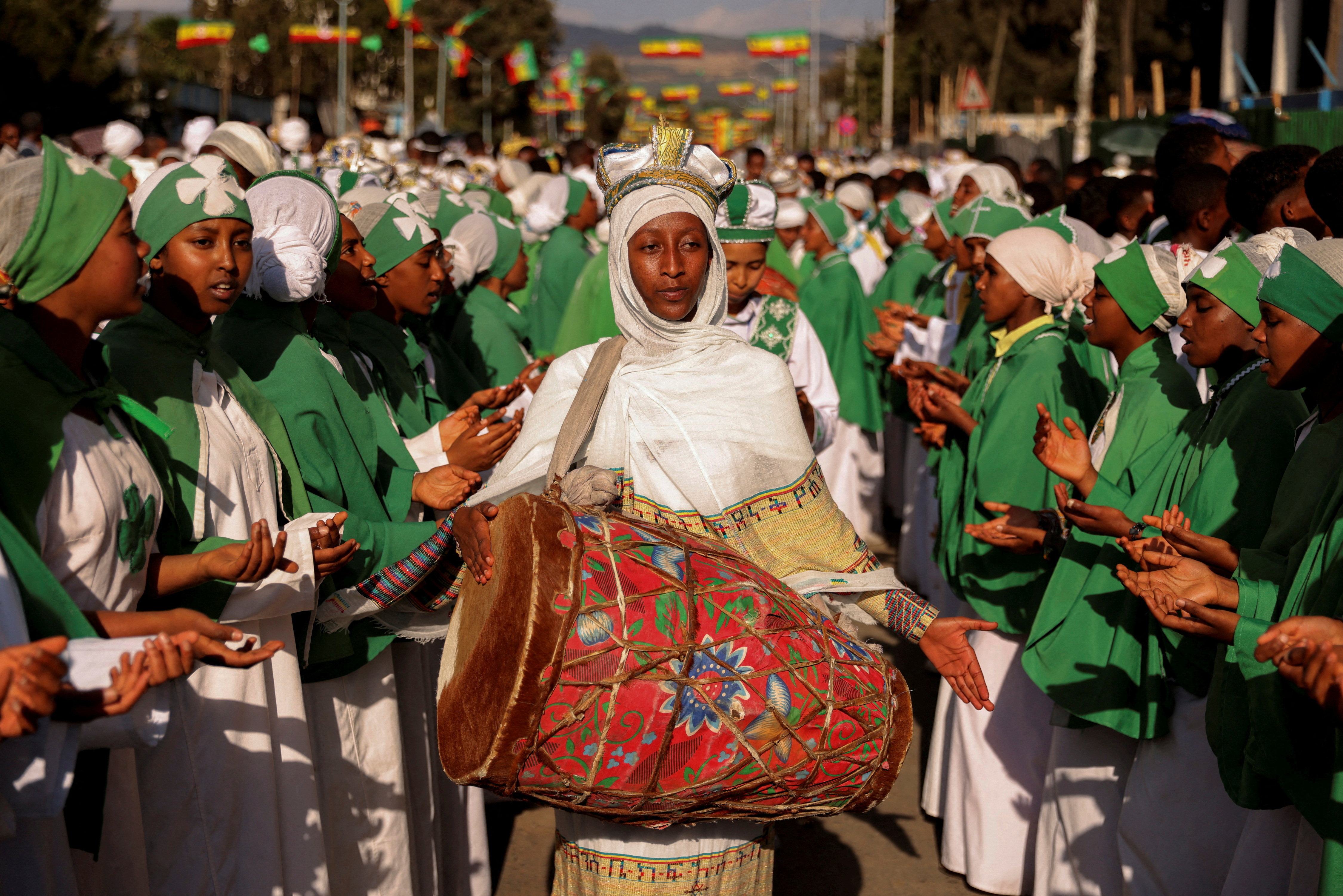 Orthodox Ethiopians celebrate Timket festival in Addis Ababa