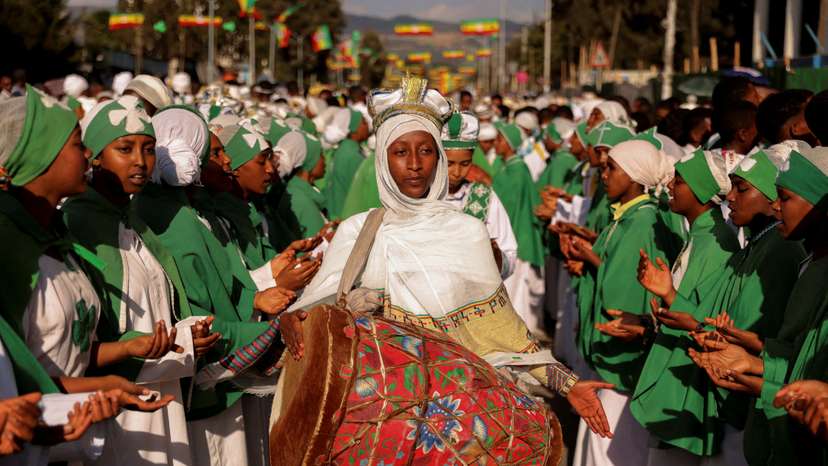 Orthodox Ethiopians celebrate Timket festival in Addis Ababa