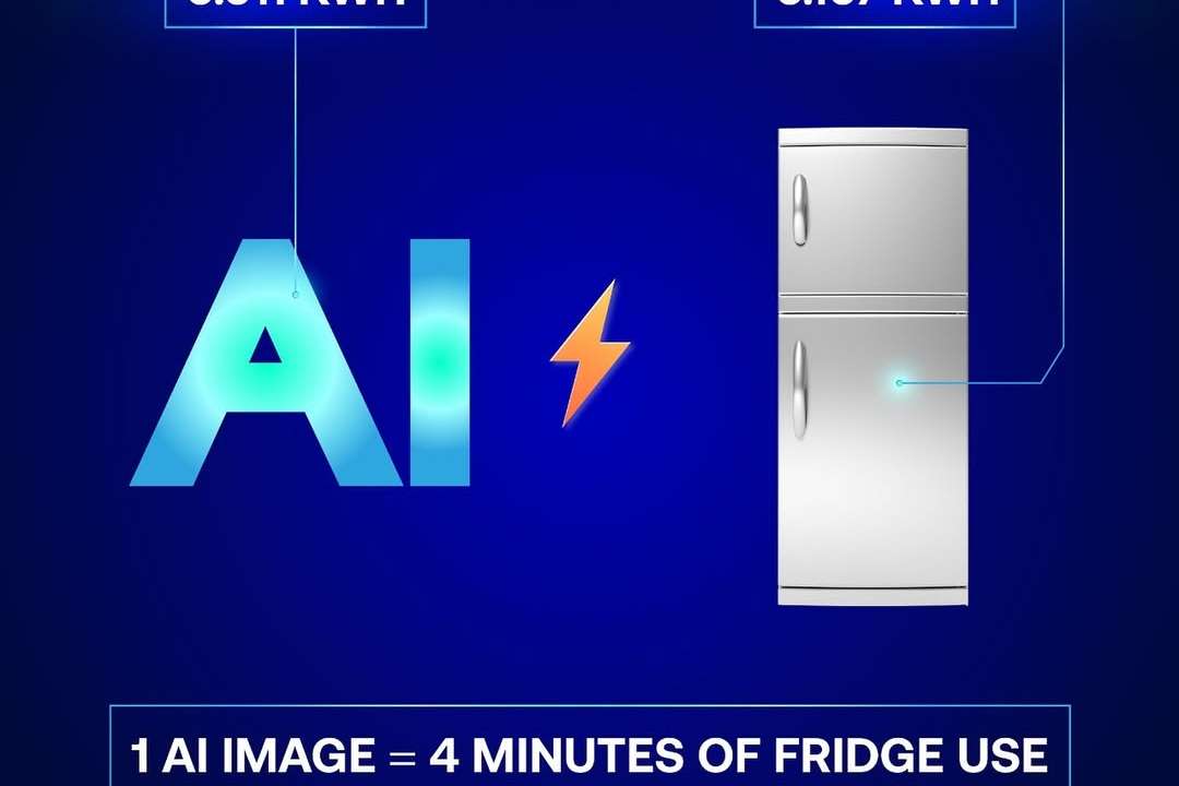 One AI image uses as much energy as running a fridge for four minutes