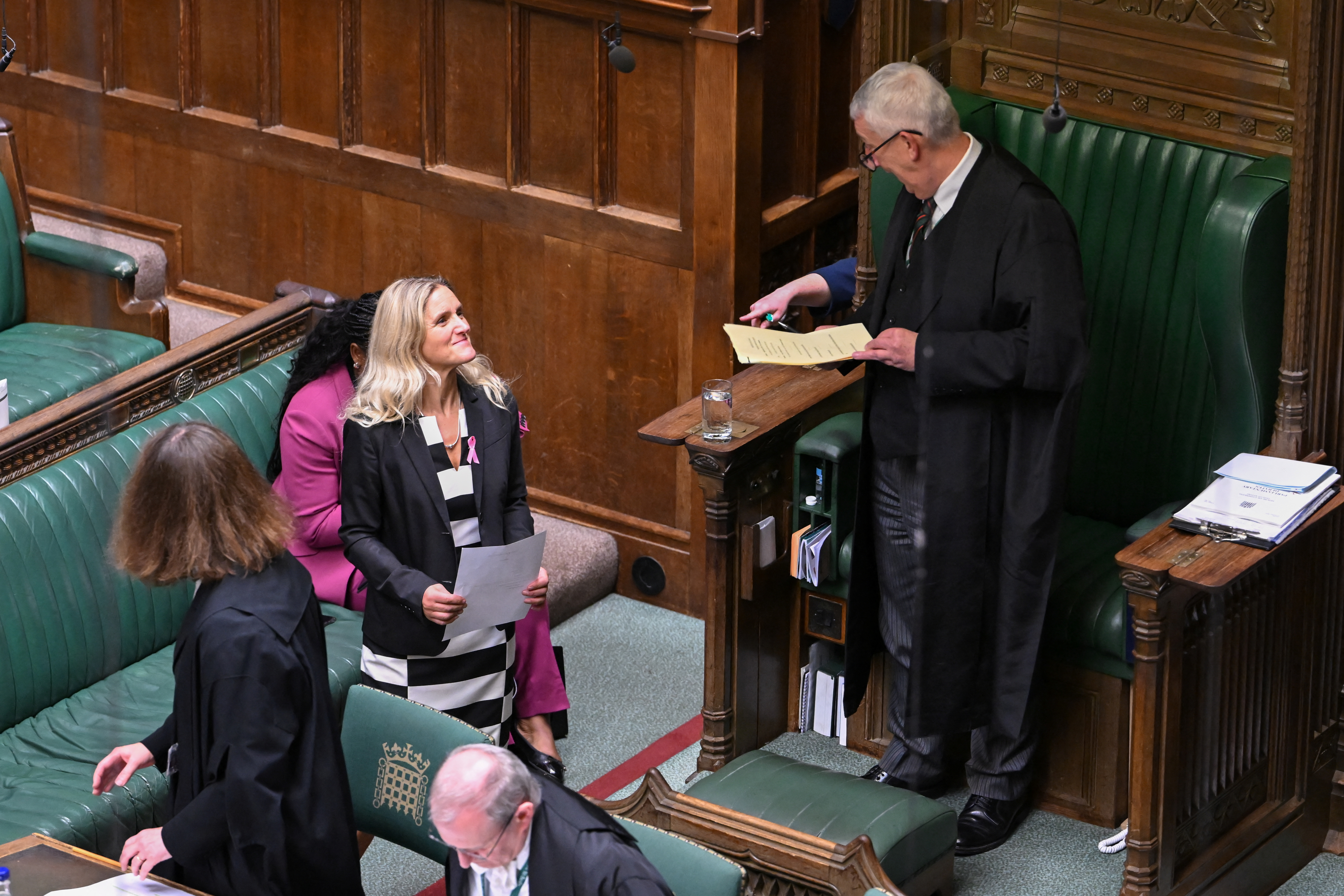 Kim Leadbeater waits to present the Assisted Dying Bill to Parliament in Westminster