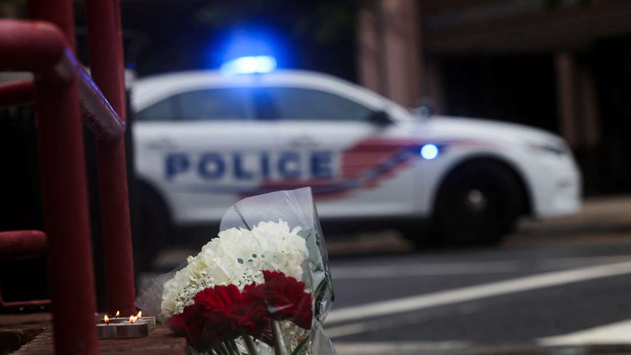 Aftermath of the shooting of two Israeli embassy staff in Washington D.C.