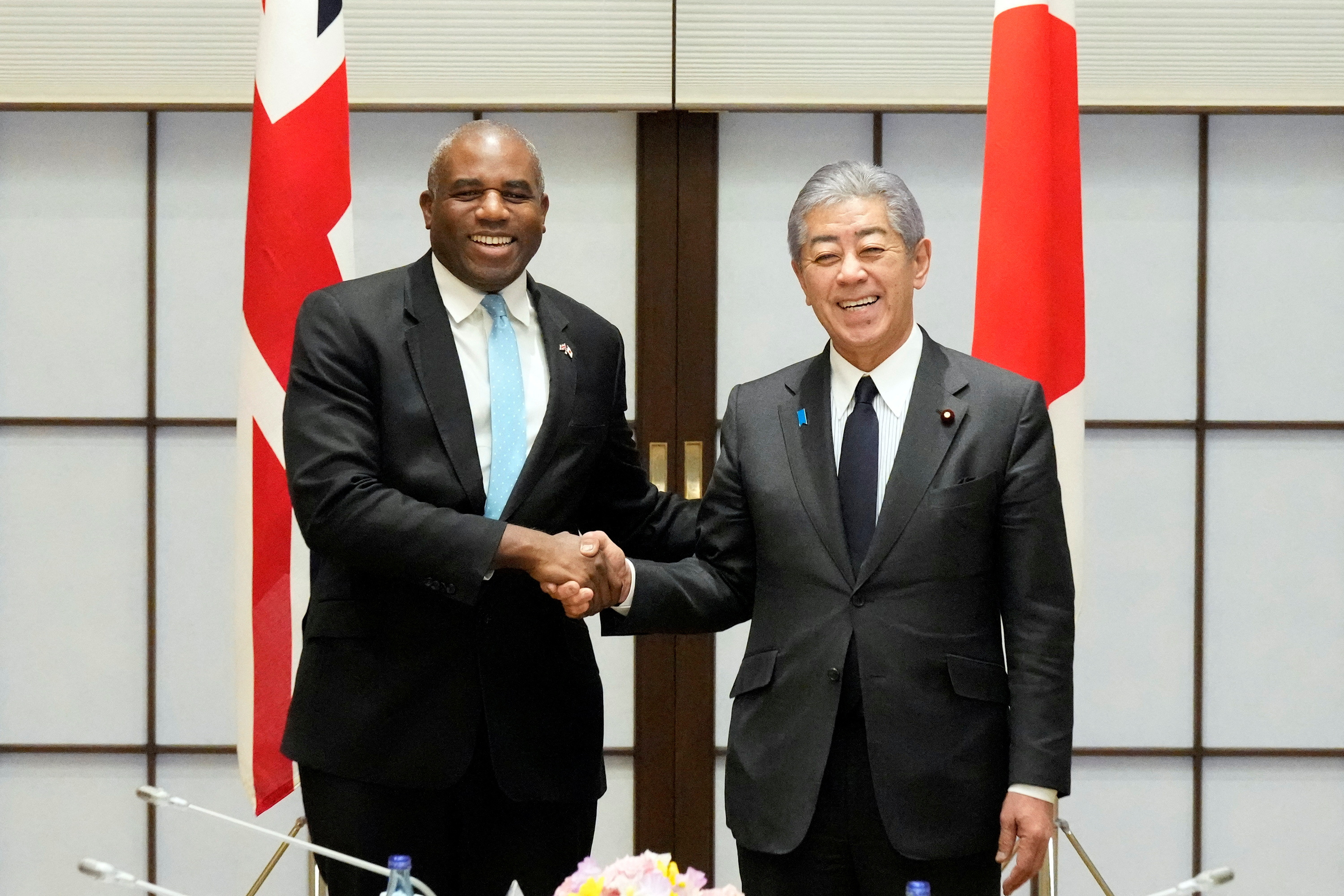 British Foreign Secretary David Lammy visits Japan