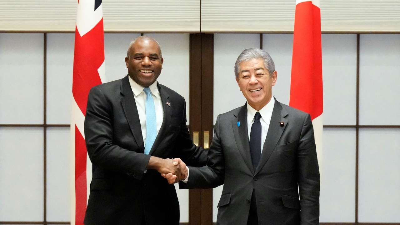 British Foreign Secretary David Lammy visits Japan