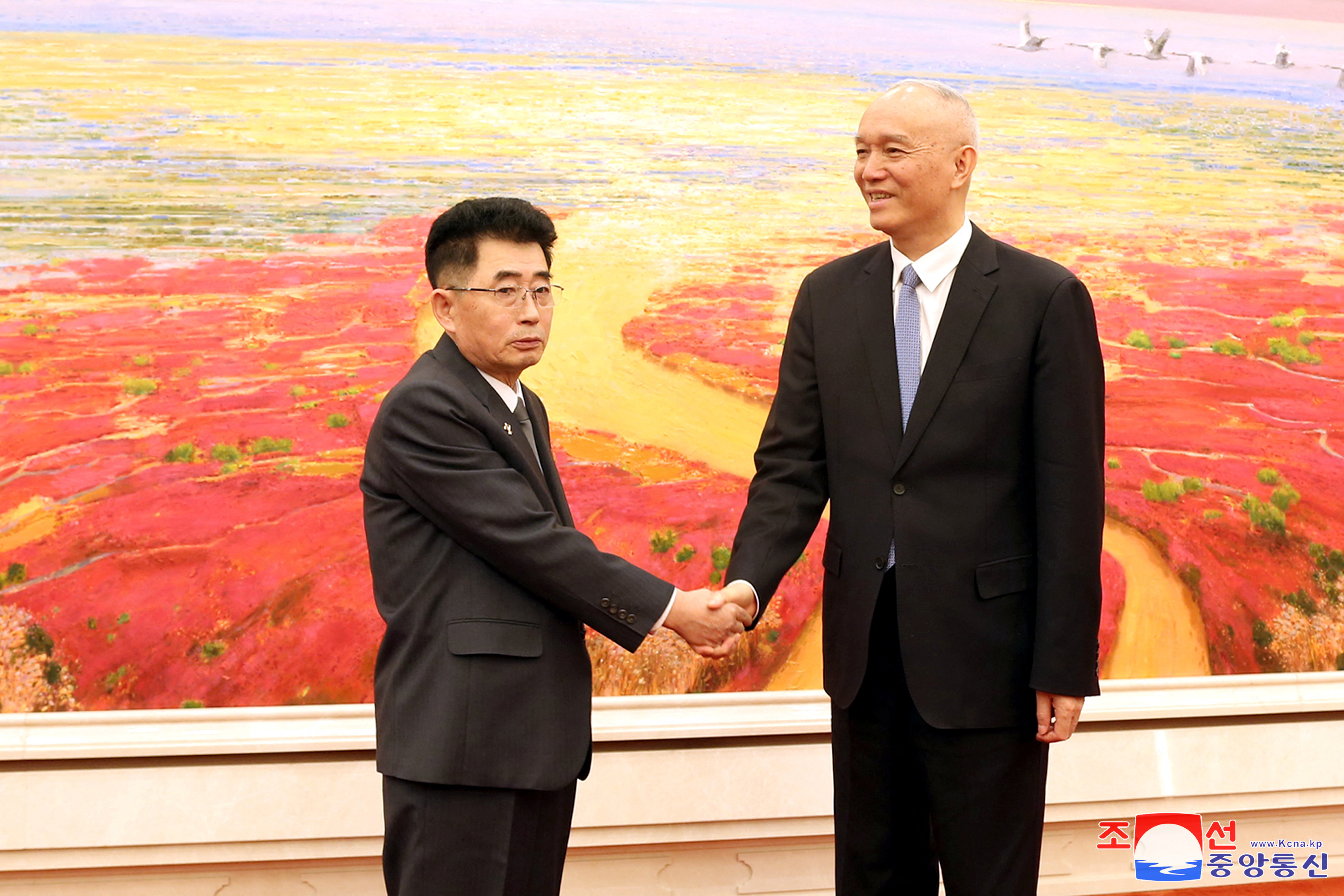 North Korea's Kim Song Nam, an alternate member of the Political Bureau and head of the International Department of the Workers' Party of Korea, visits China