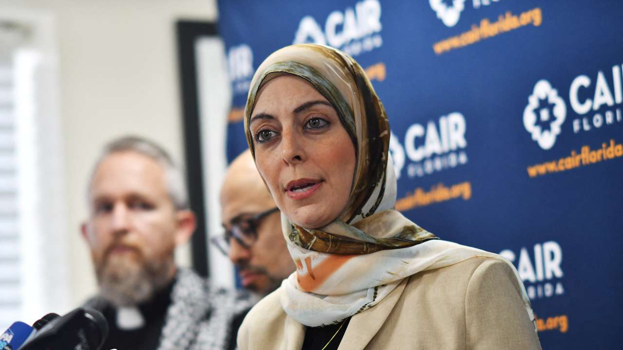 CAIR-Florida holds press conference in response to "terror organization" designation from governor