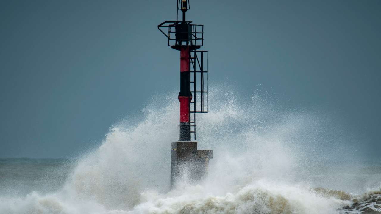 Typhoon Trami Brings Strong Winds To China's Hainan