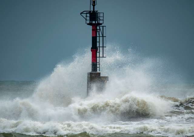 Typhoon Trami Brings Strong Winds To China's Hainan