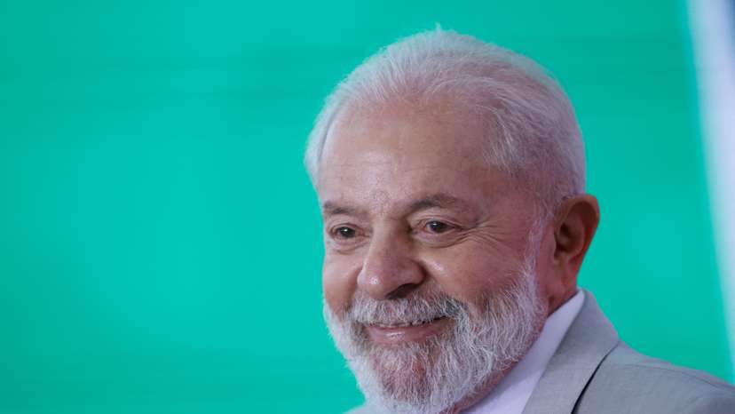 FILE PHOTO: Brazil's President Luiz Inacio Lula da Silva attends a news conference at the Planalto Palace in Brasilia