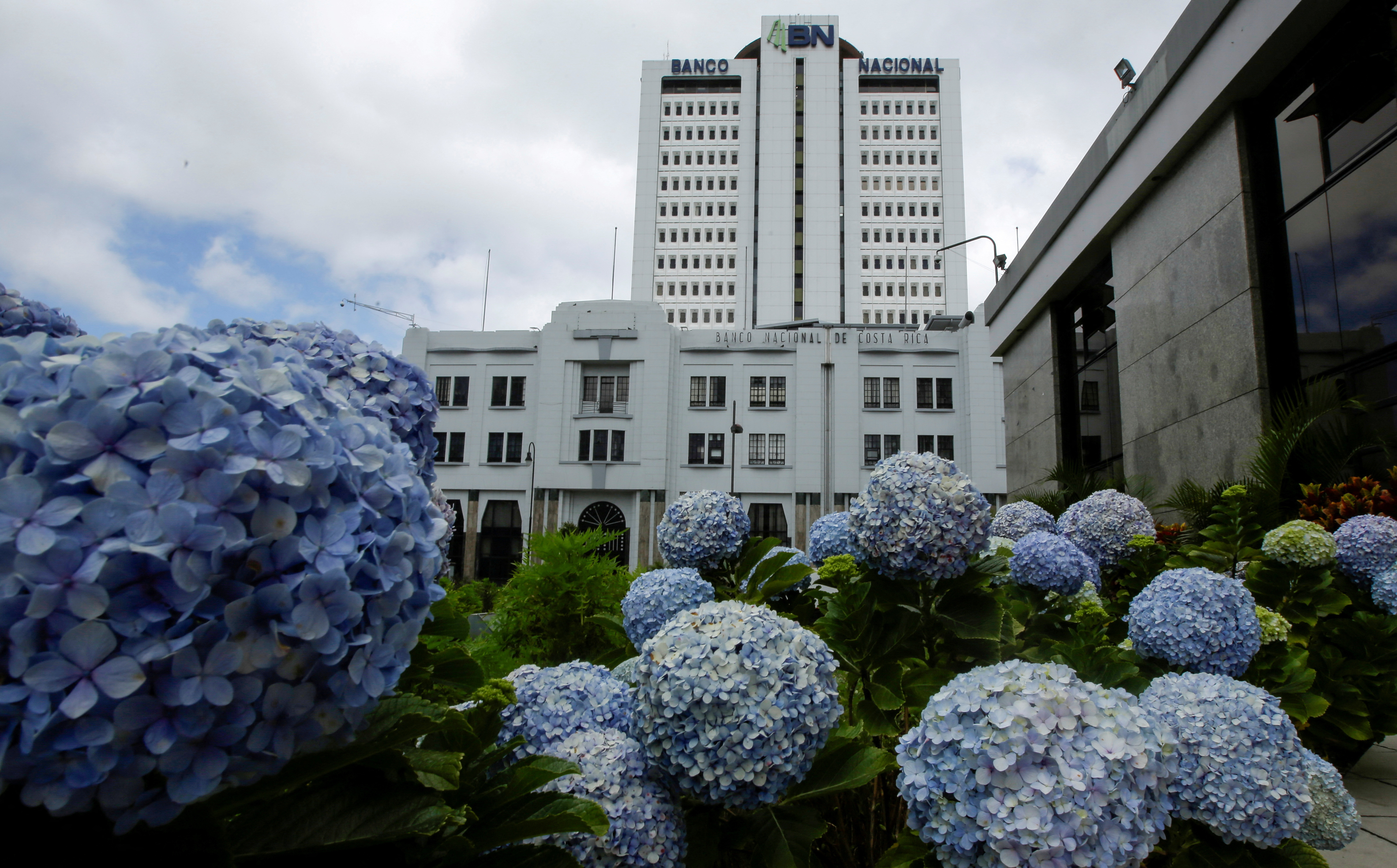 FILE PHOTO: The National Bank of Costa Rica's headquarters are pictured in San Jose