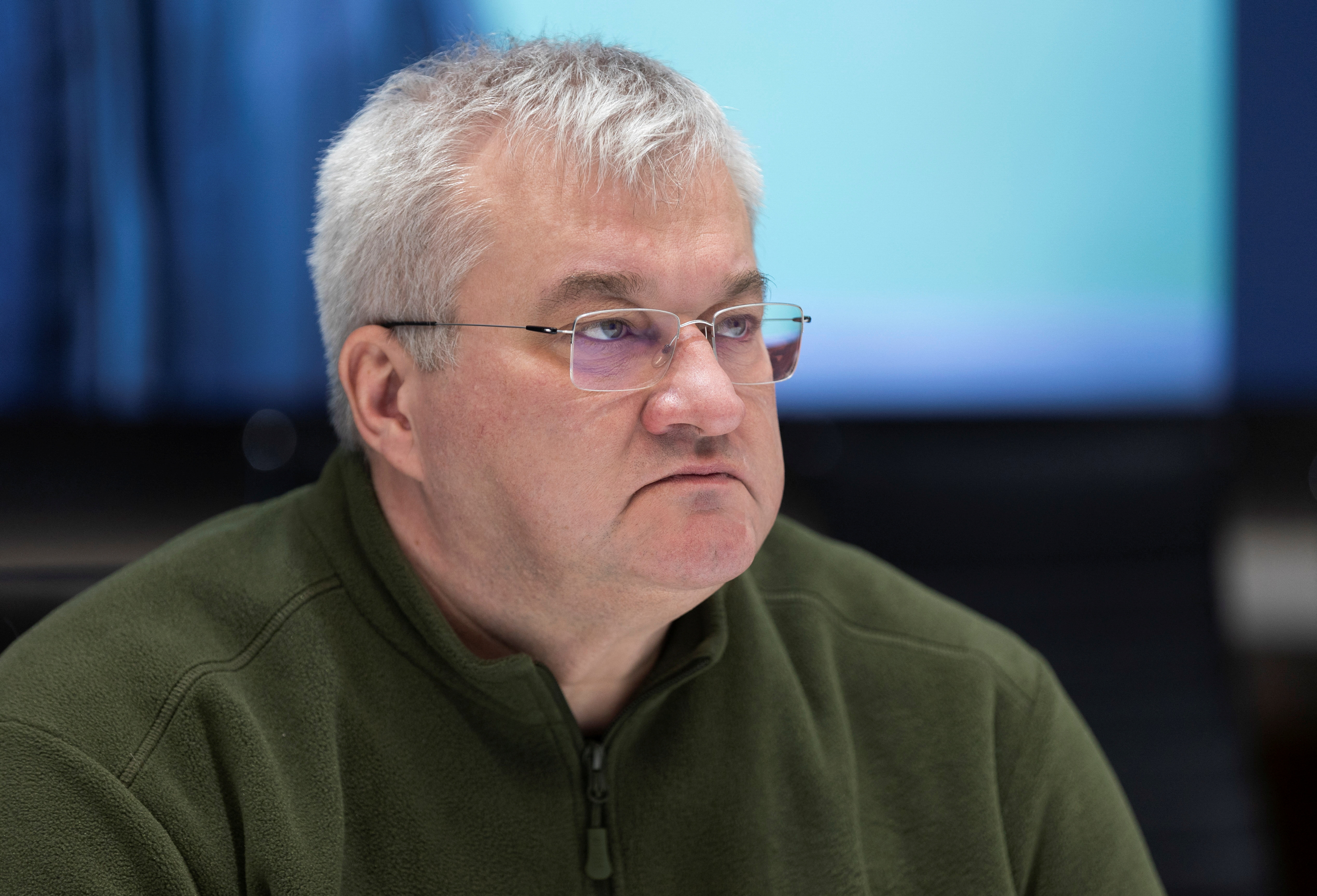 A first deputy Foreign Minister Sybiha is seen in Kyiv