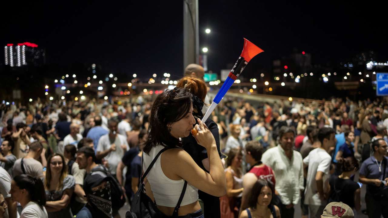 Anti-government protest in Belgrade