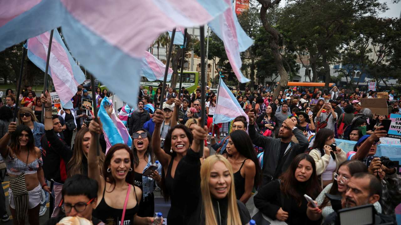 Protest by LGBT community groups in Lima