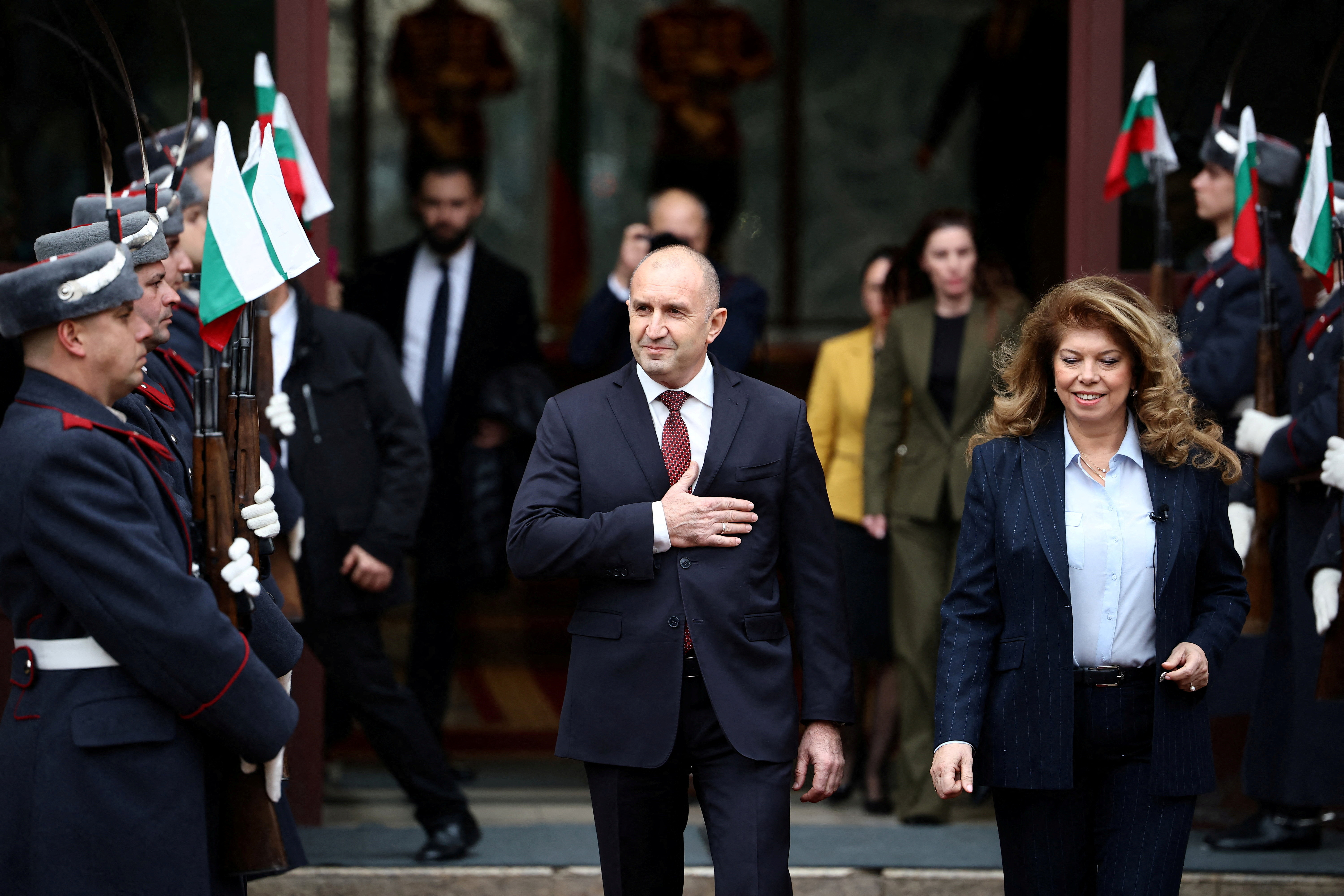 FILE PHOTO: Bulgarian President Radev officially steps down in Sofia