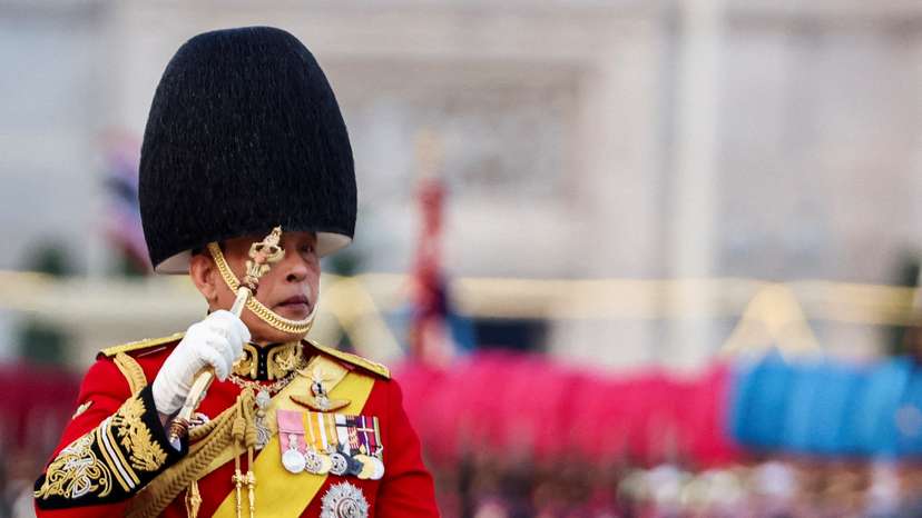 The first Trooping the Colour in 16 years to honor Thailand's King Vajiralongkorn's birthday in Bangkok