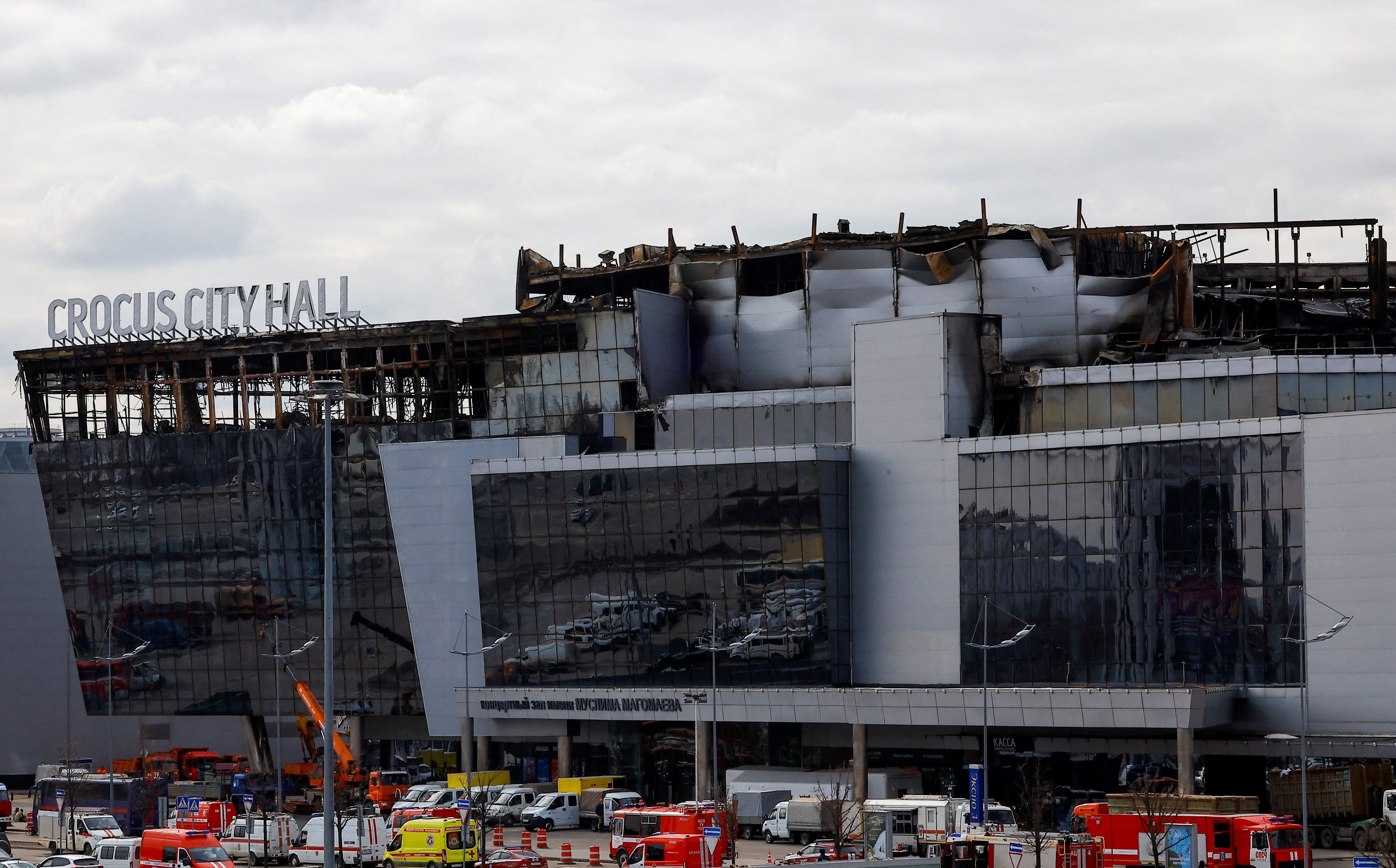 FILE PHOTO: Aftermaths of deadly attack on Moscow concert hall