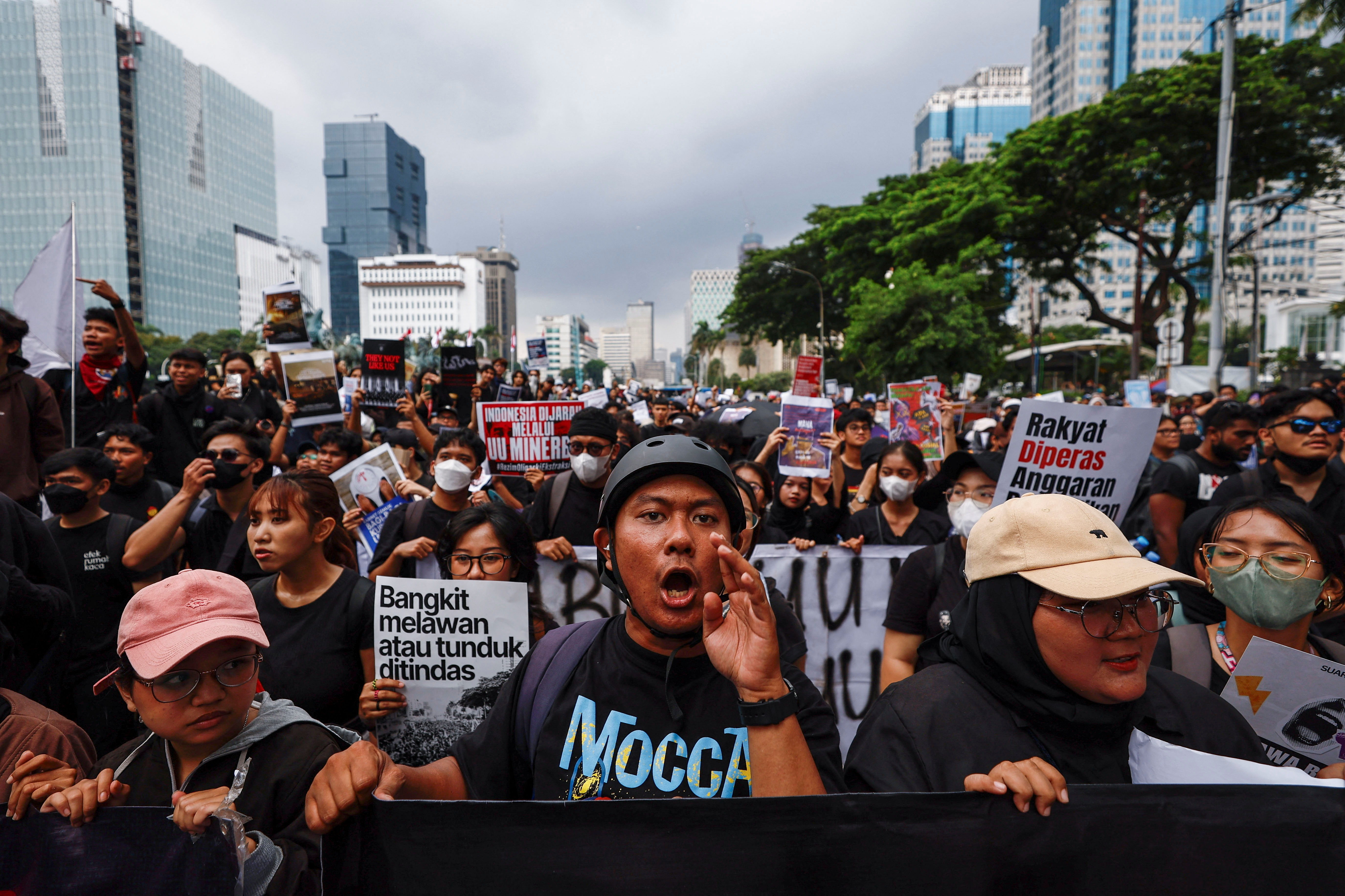 Anti-government protest in Jakarta