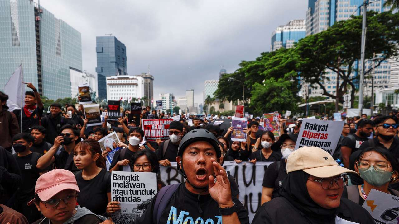 Anti-government protest in Jakarta