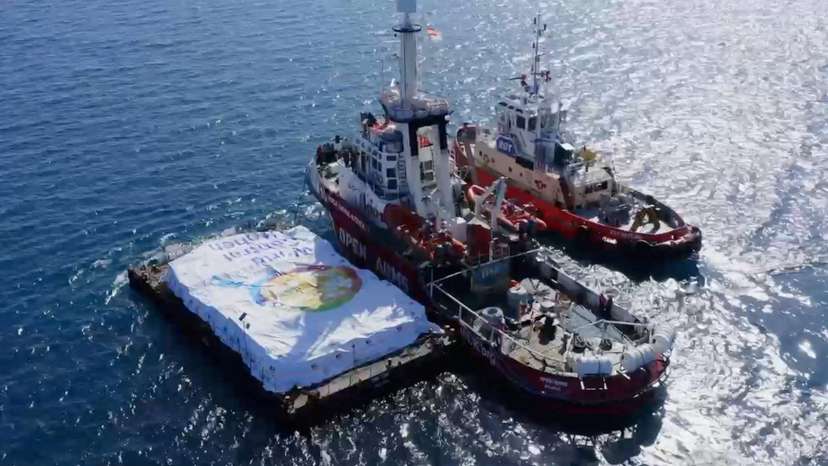 Aid ship sails from Cyprus to Gaza as residents of the Gaza Strip are on the brink of famine