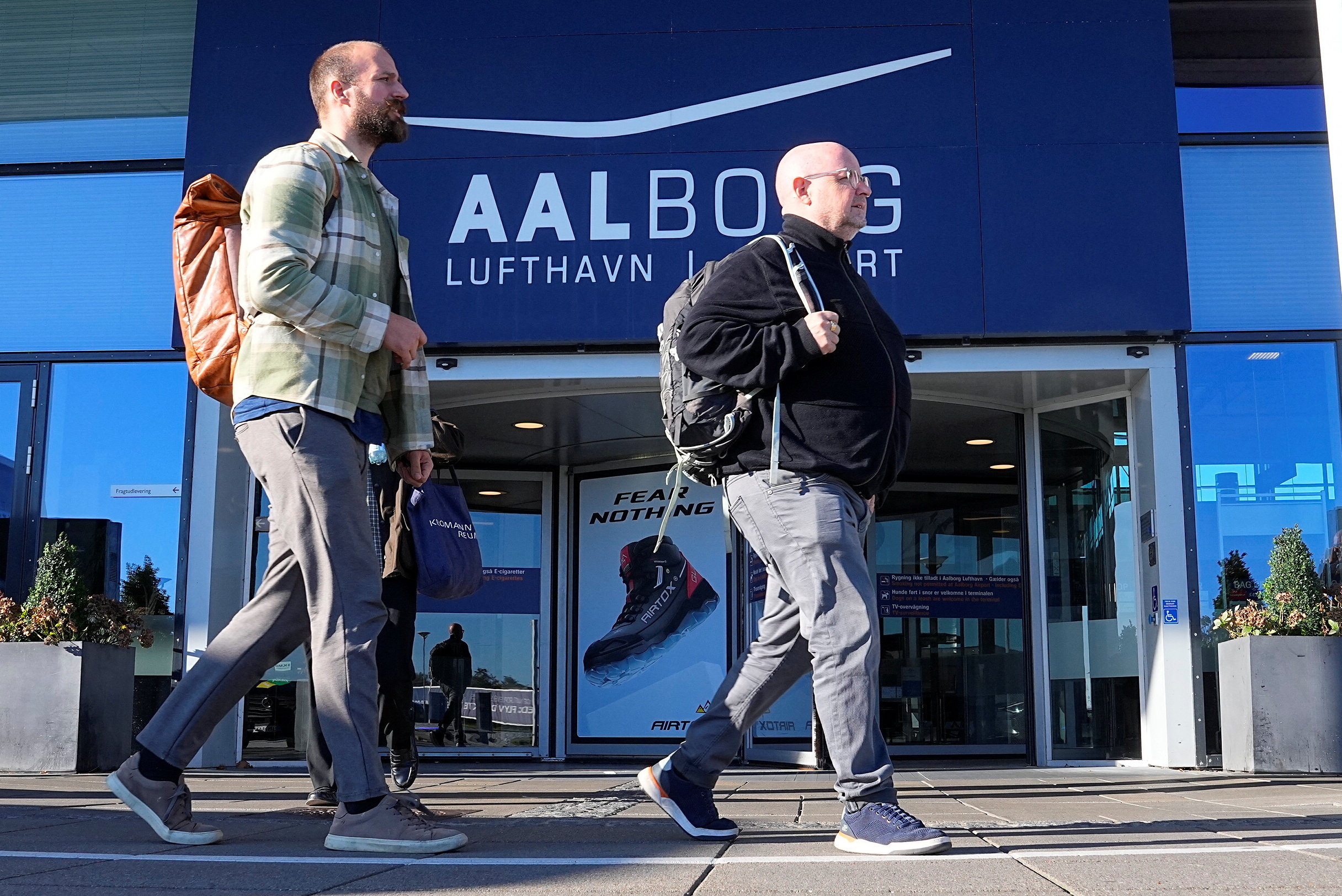 Denmark Aalborg Airport Thursday morning