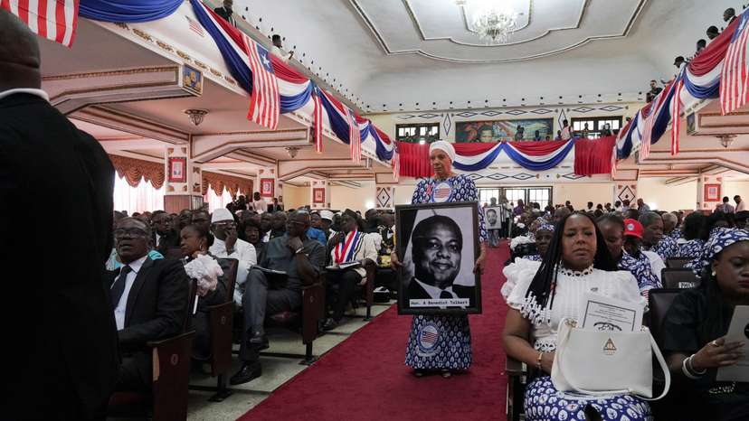 Liberia leader reburies slain presidents, apologises to war victims
