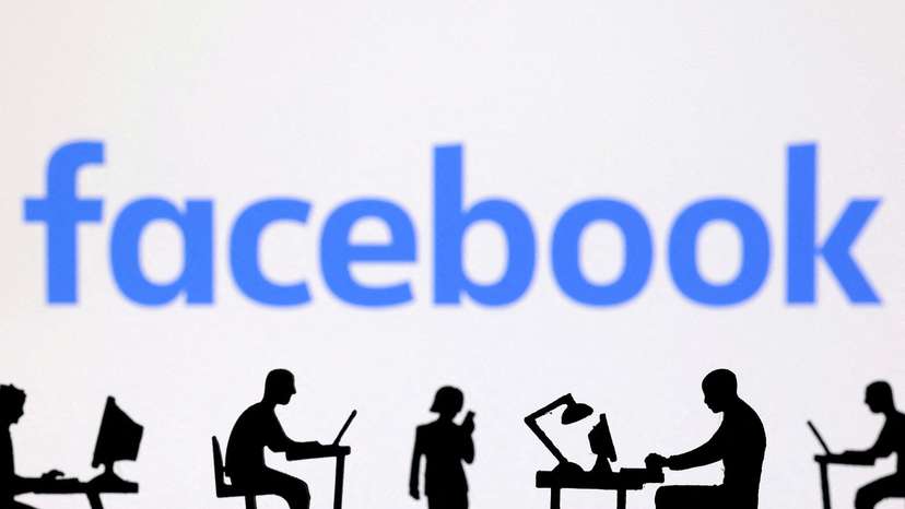 FILE PHOTO: Illustration shows Facebook logo