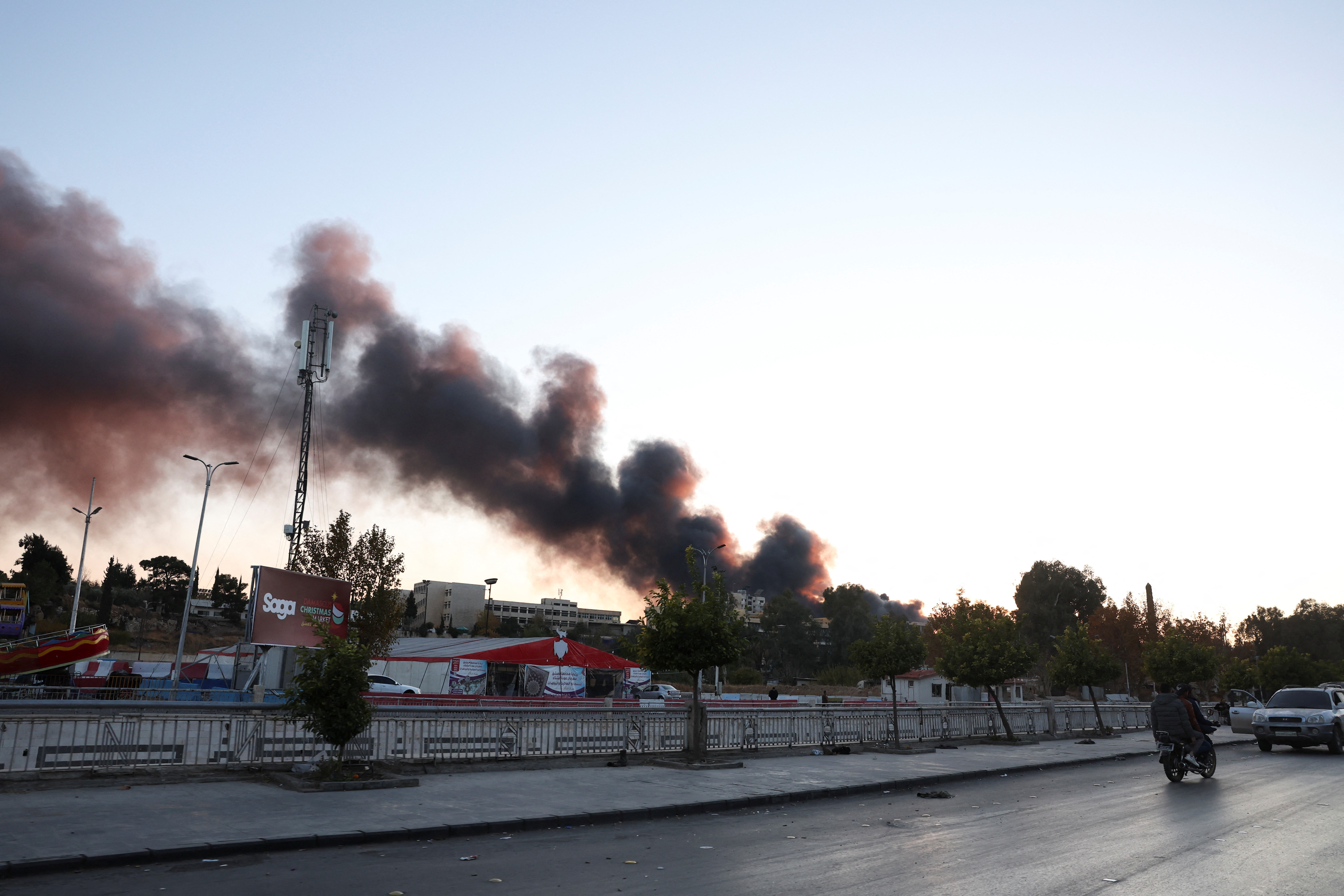 Syrian rebels announced that they have ousted Syria's Bashar al-Assad, in Damascus