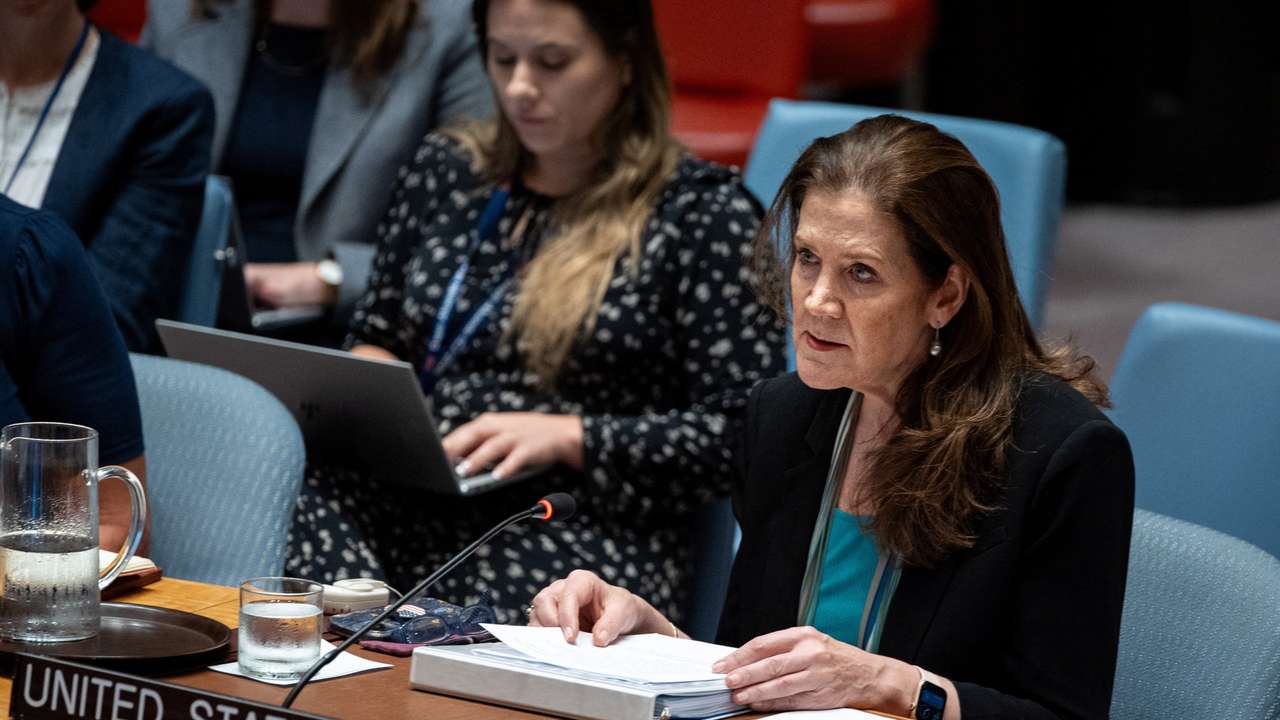U.N. Security Council meeting on Israel and Palestinian conflict in New York