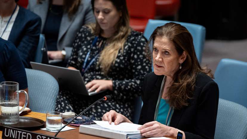 U.N. Security Council meeting on Israel and Palestinian conflict in New York
