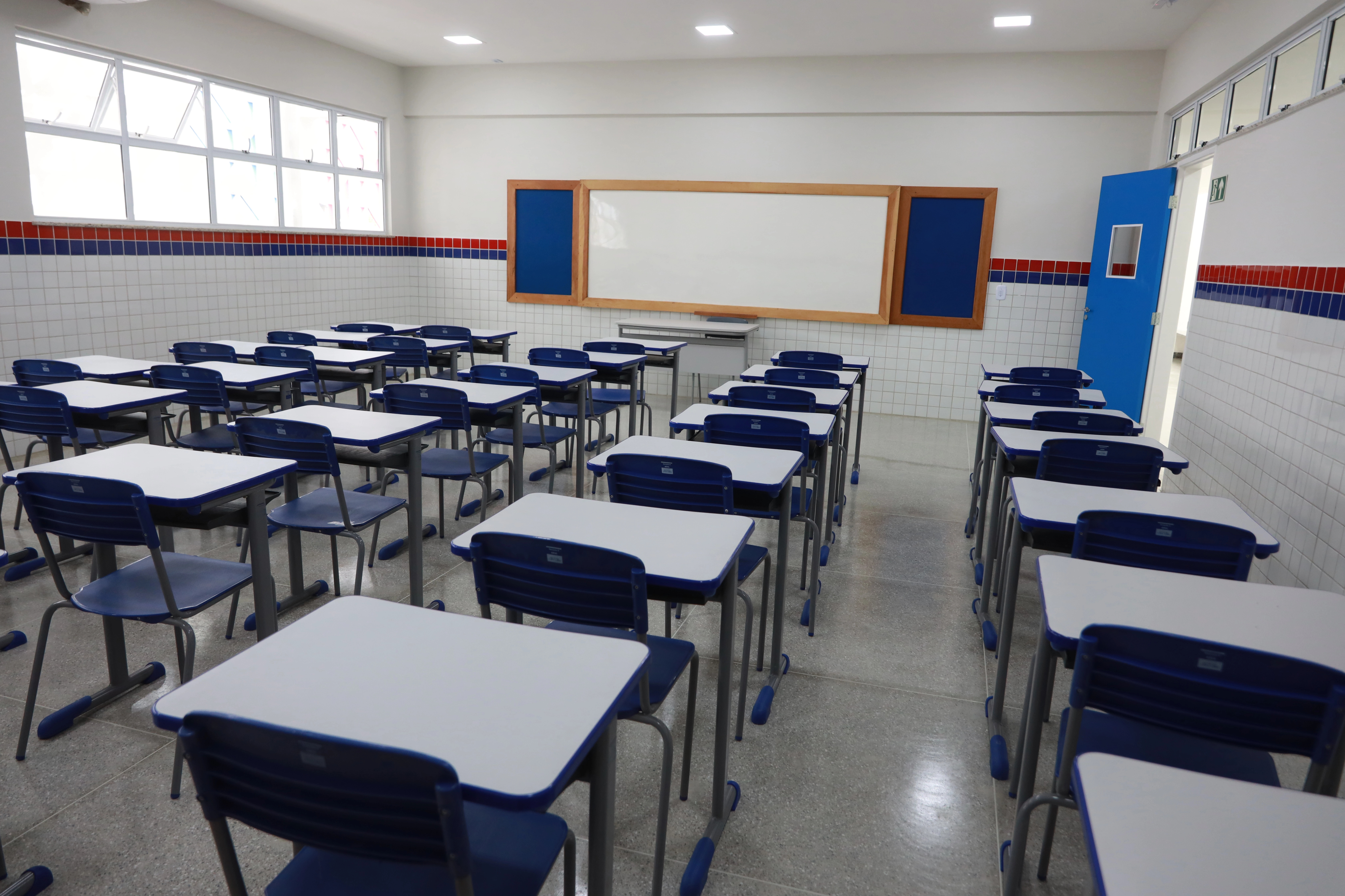 sala de aula em escola pública