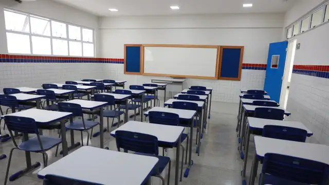 Sala de aula vazia