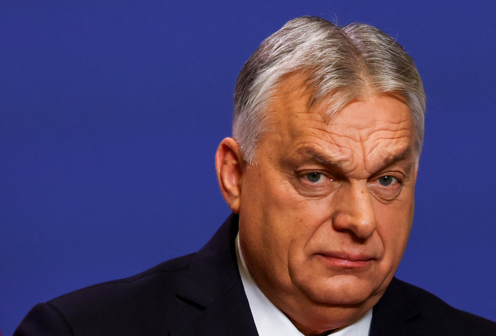 Hungarian Prime Minister Viktor Orban holds an international press conference in Budapest