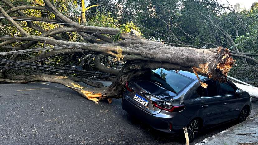 Aftermath of heavy rains in Sao Paulo