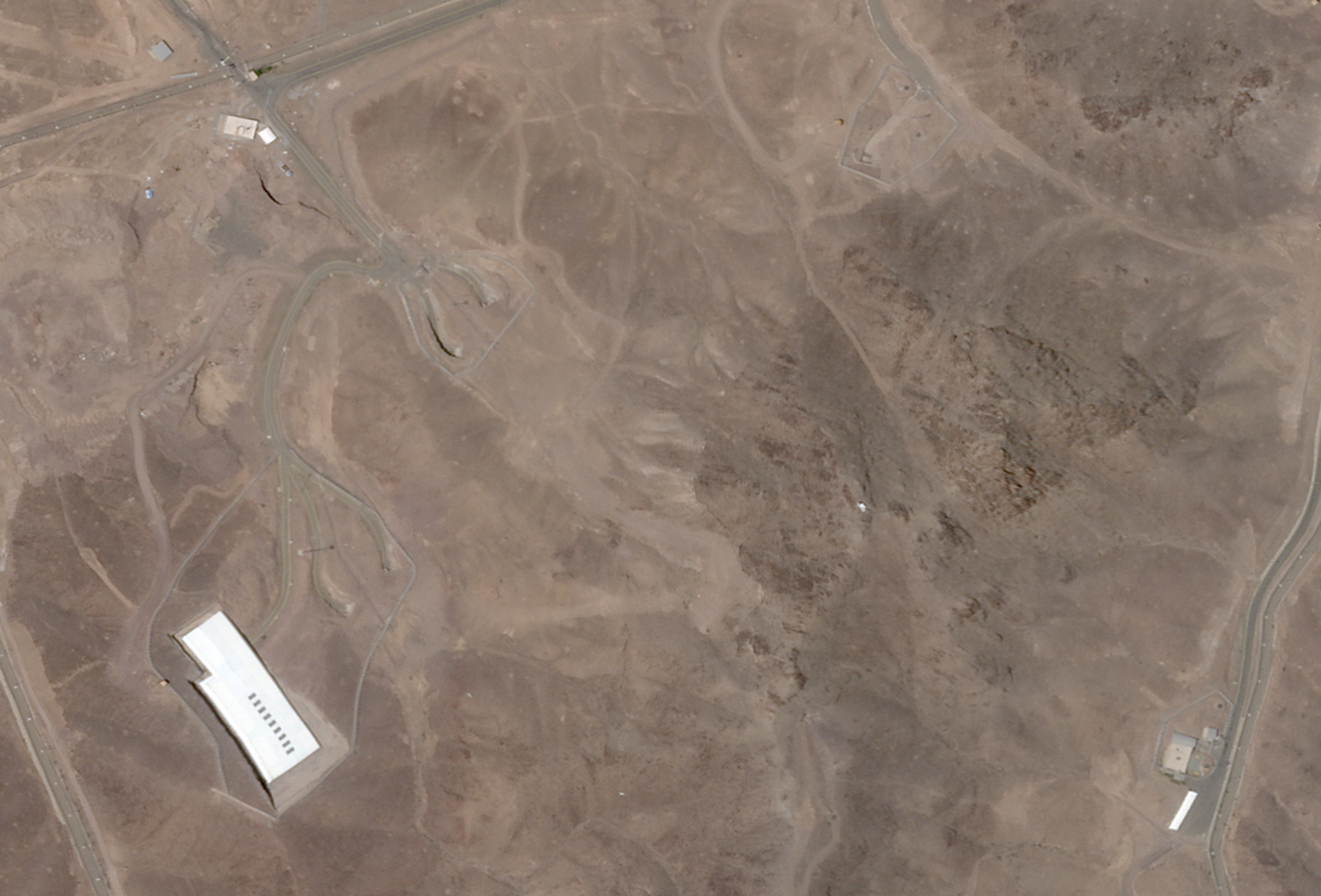 Satellite imagery over Fordow before US strikes
