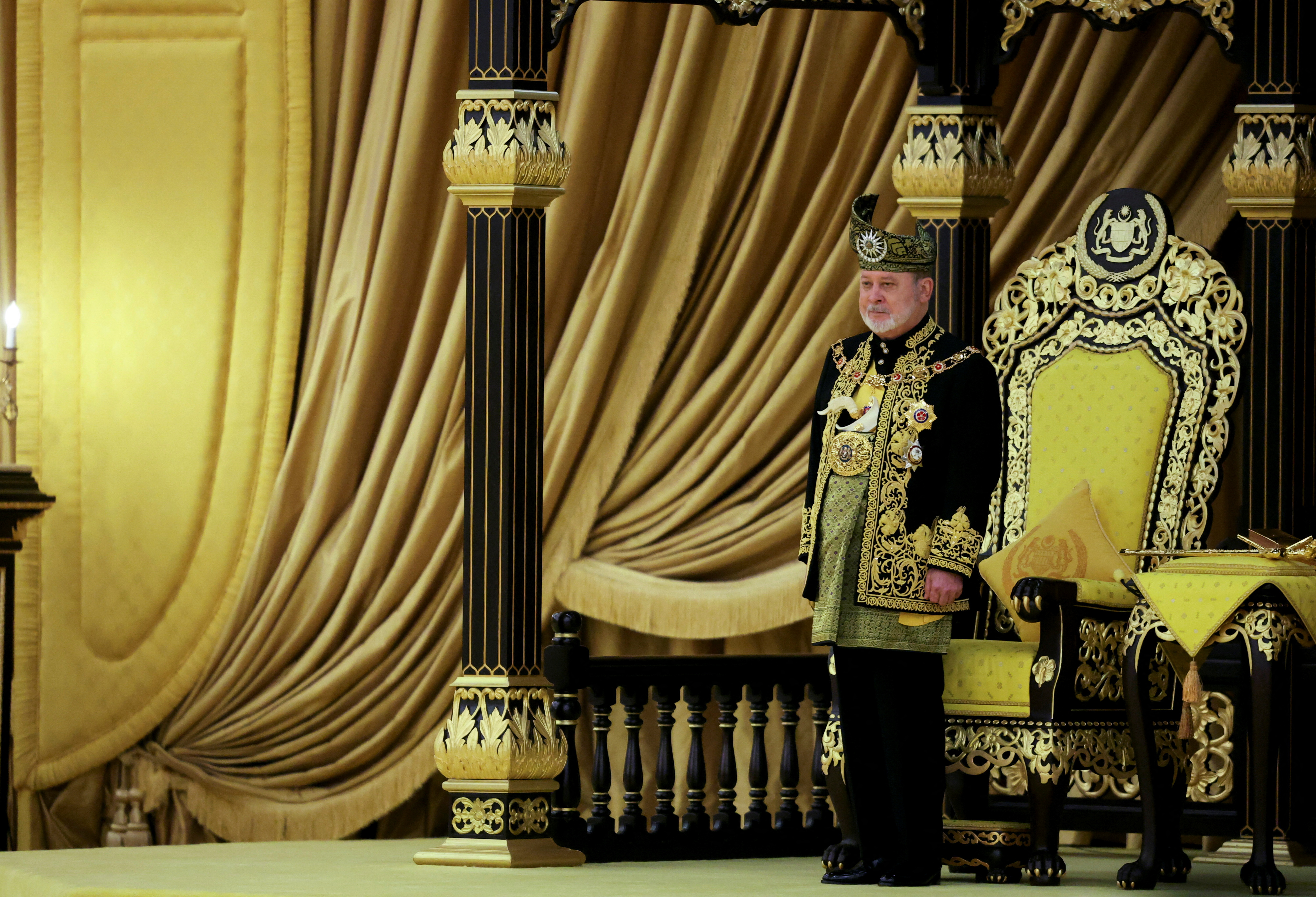 The coronation ceremony of Malaysia's new King, Sultan Ibrahim Sultan Iskandar at Kuala Lumpur