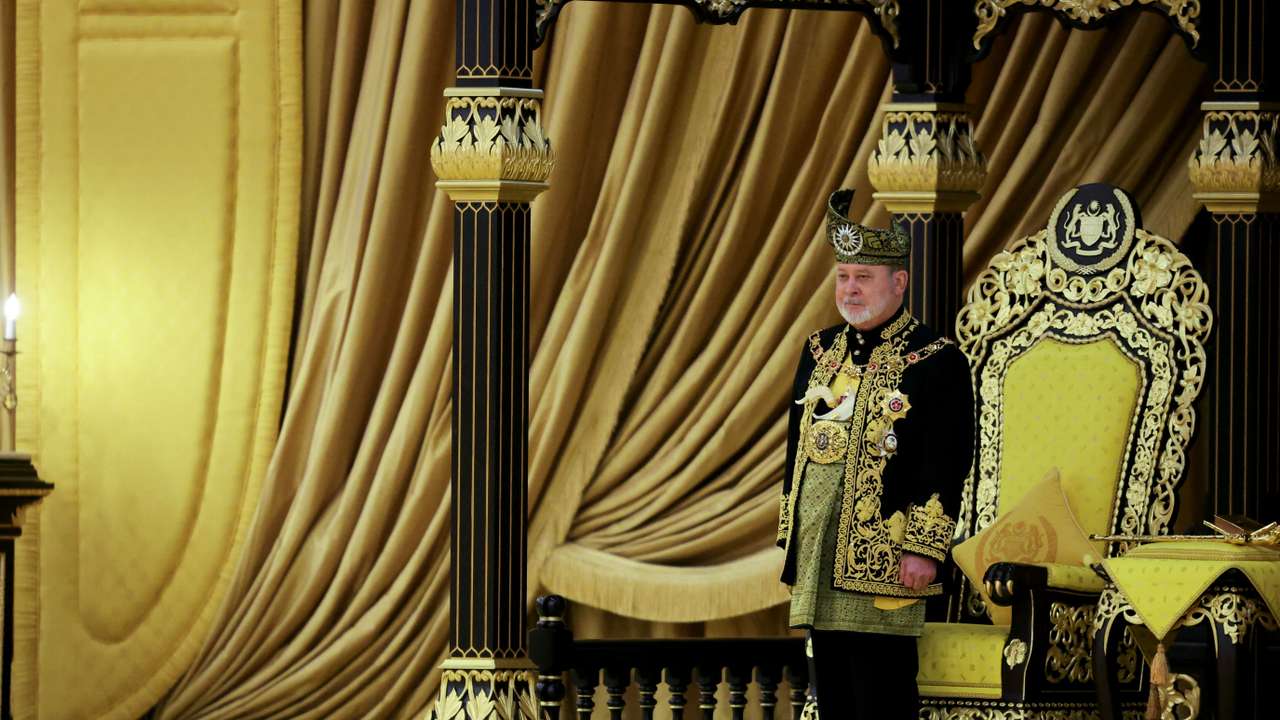 The coronation ceremony of Malaysia's new King, Sultan Ibrahim Sultan Iskandar at Kuala Lumpur