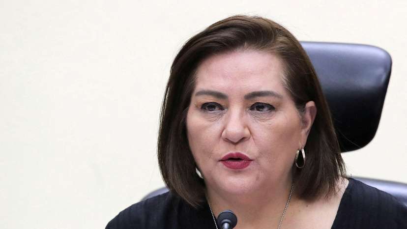 FILE PHOTO: The head of the National Electoral Institute (INE) Taddei attends the general council session of the INE, in Mexico City