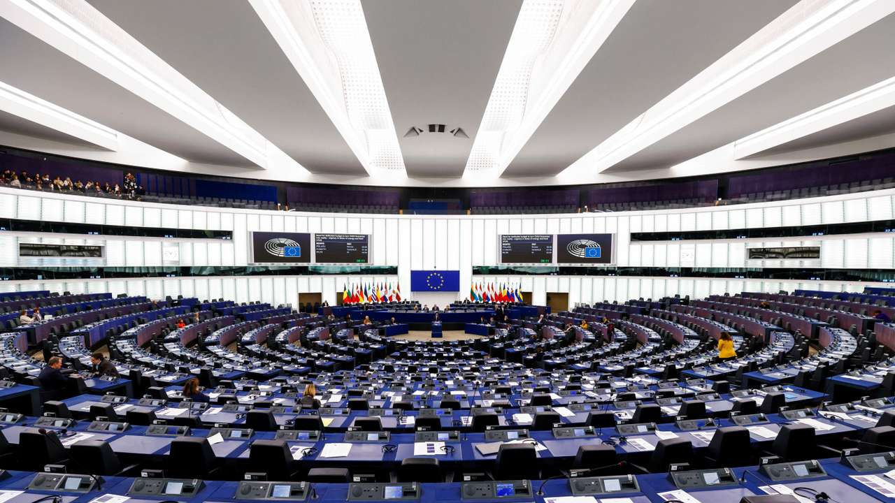 Plenary session at the European Parliament in Strasbourg