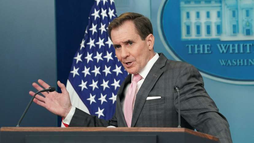 Press briefing at the White House in Washington