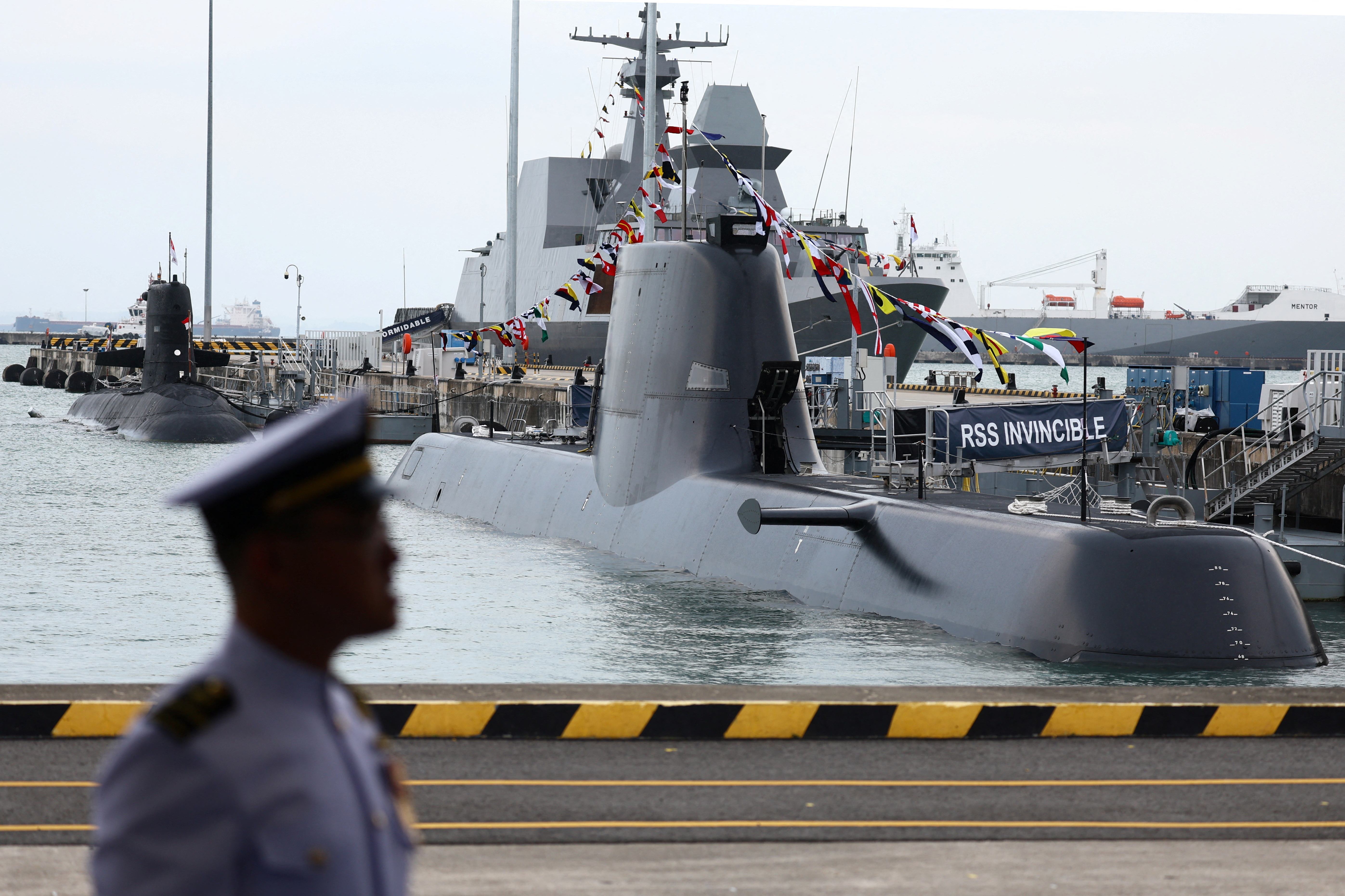 Commissioning ceremony of Republic of Singapore Navy’s submarines at Changi Naval Base in Singapore