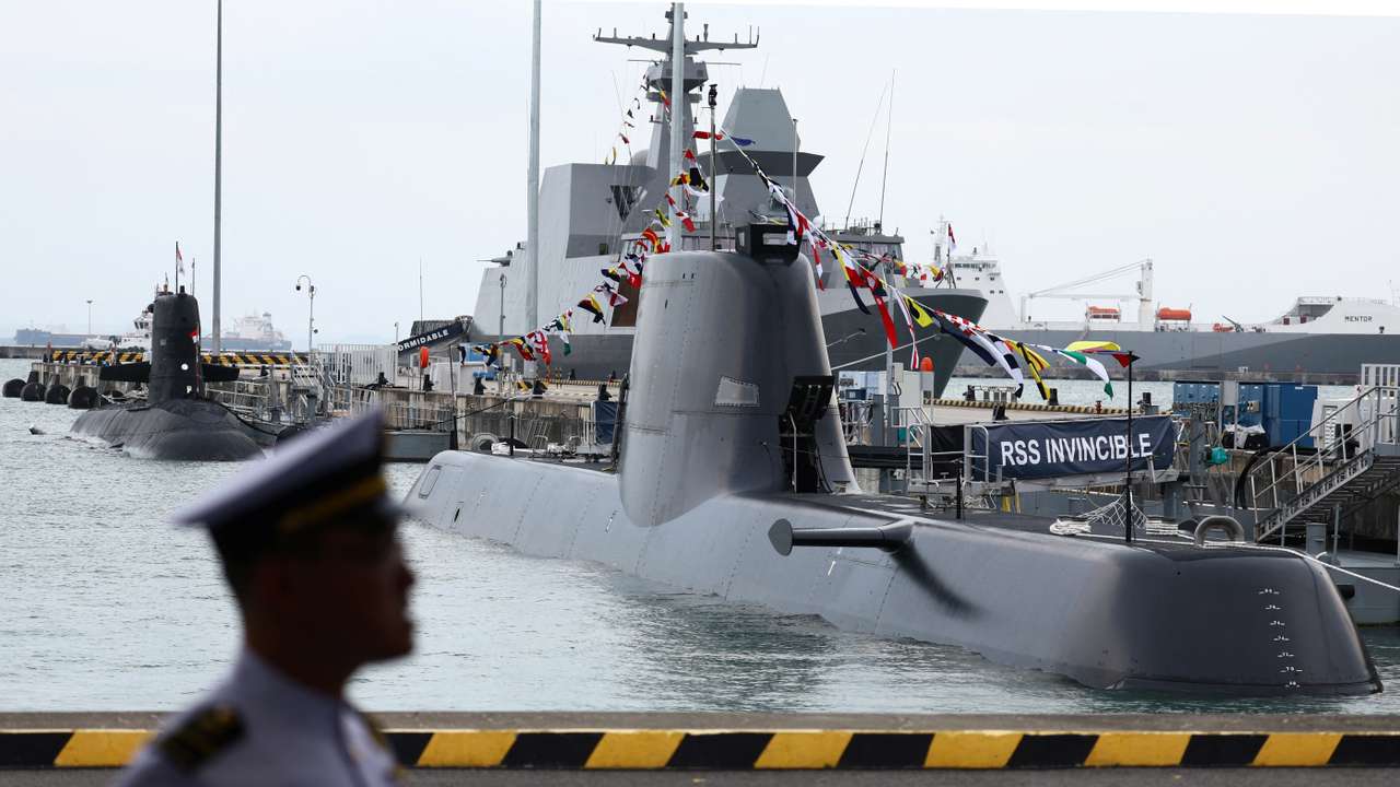 Commissioning ceremony of Republic of Singapore Navy’s submarines at Changi Naval Base in Singapore
