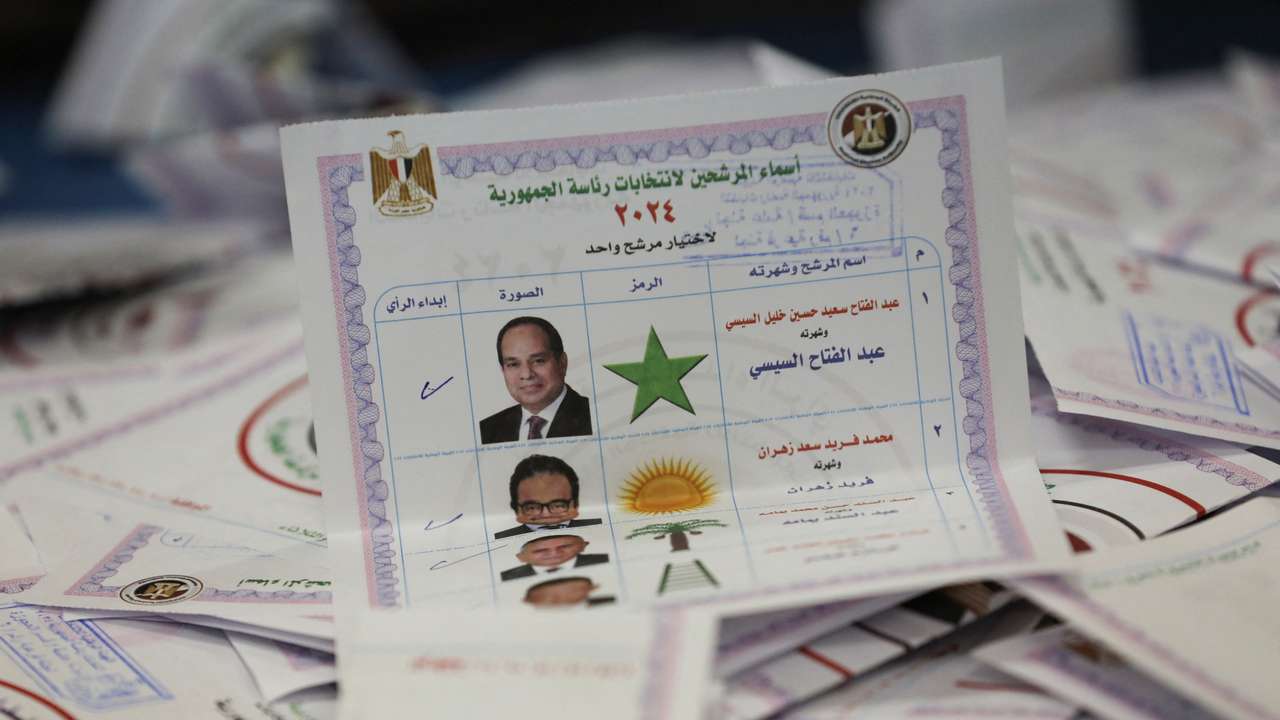 Presidential elections, in Cairo