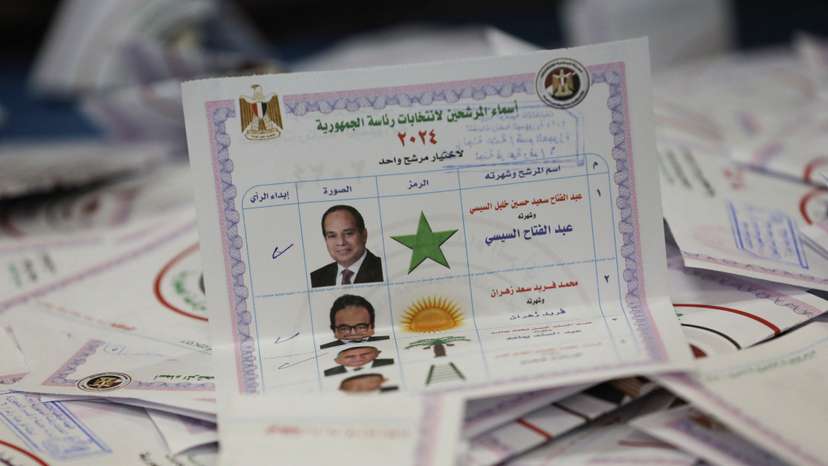 Presidential elections, in Cairo