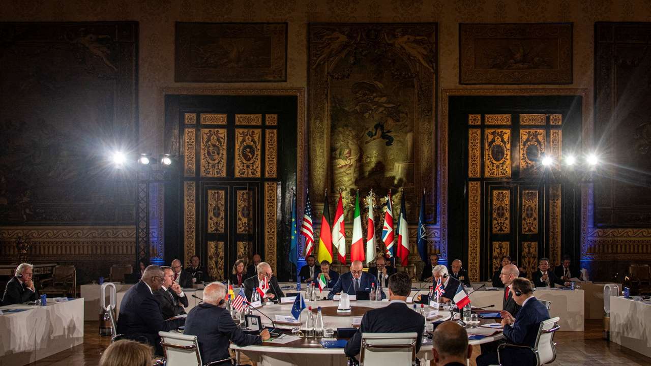 G7 Defence Ministers meeting in Naples