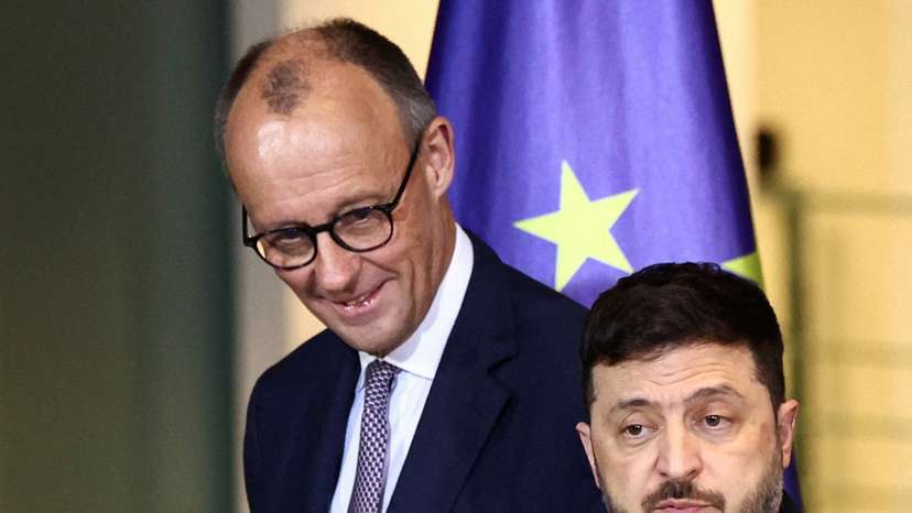 FILE PHOTO: Ukraine's President Volodymyr Zelenskiy visits Berlin