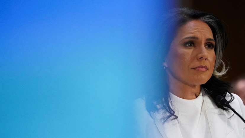 Tulsi Gabbard, testifies before a Senate Intelligence Committee confirmation hearing, in Washington