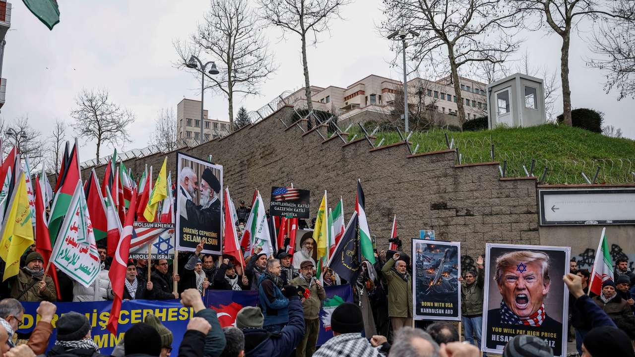 Anti-U.S. protest held in Istanbul amid U.S.-Iran tensions