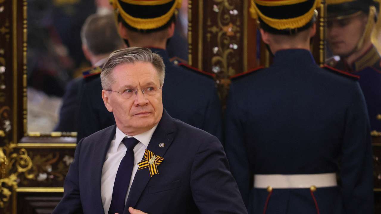 FILE PHOTO: Director General of the State Corporationo Rosatom Alexey Likhachev attends a meeting with President of Egypt Abdel Fattah el-Sisi at the Kremlin in Moscow